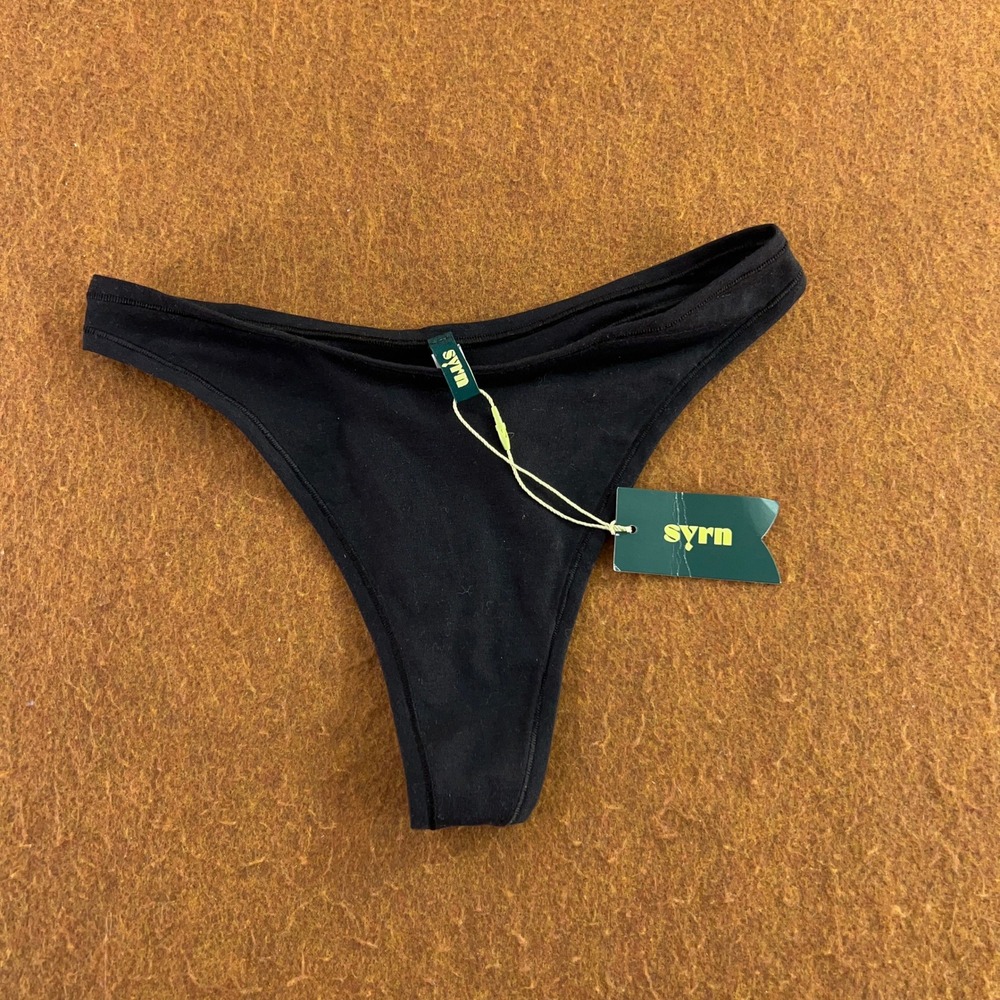 Syrn Womens Small After Dark Classic Thong Underwear Panty NWT